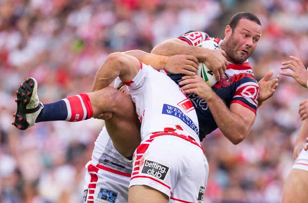 Roosters Cordner Tackled