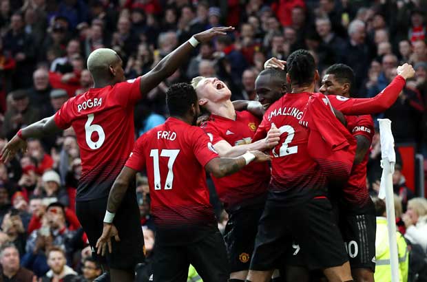 Manchester Utd Celebrate