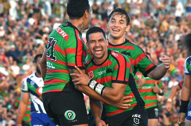Souths Cody Walker Celebrate