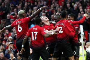 Manchester Utd Celebrate