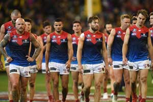 Melbourne Demons Dejected